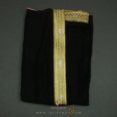 PREMIUM RARE BLACK UNIQUE KHALEEJI BISHT BS5