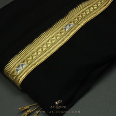 PREMIUM RARE BLACK UNIQUE KHALEEJI BISHT BS5