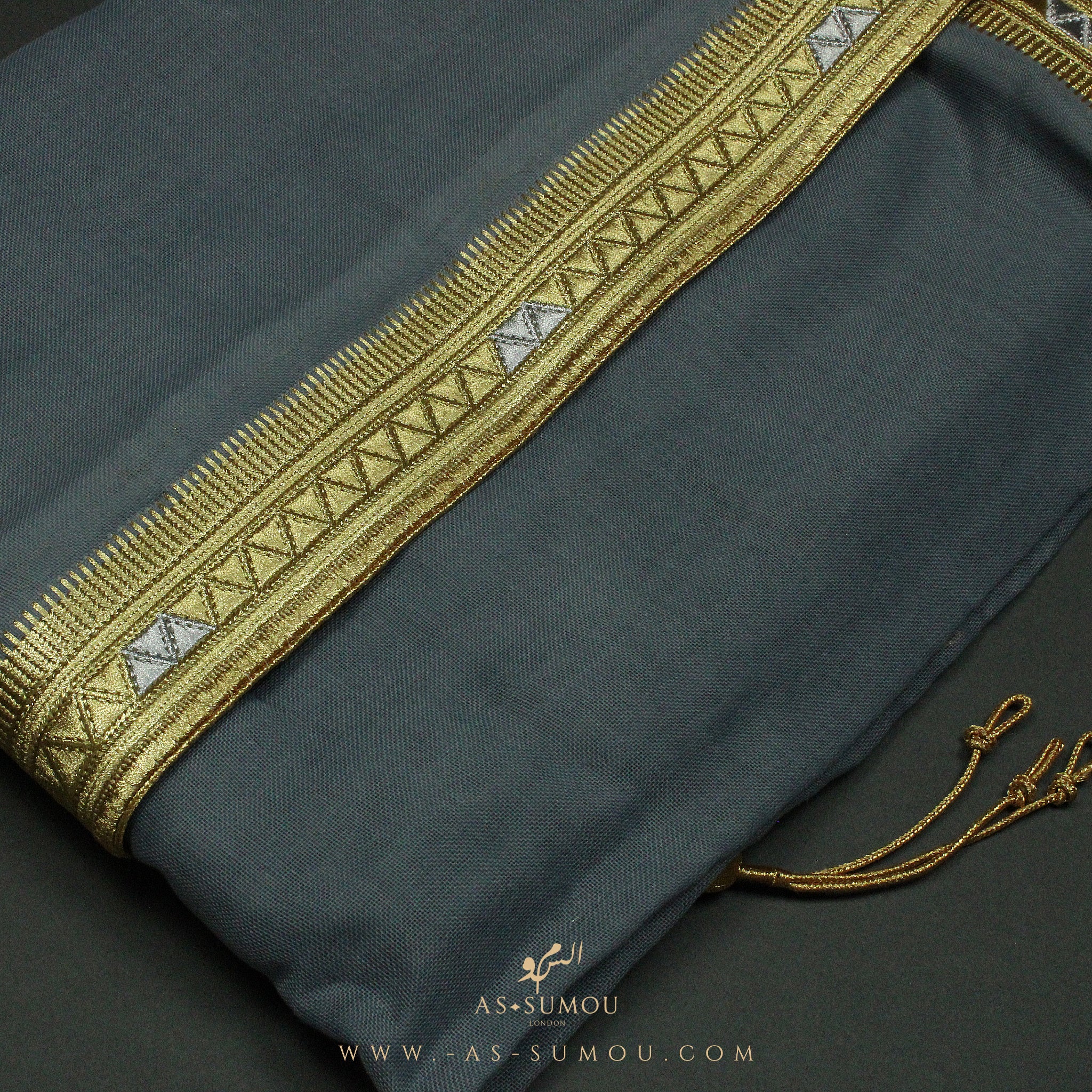 PREMIUM RARE GREY UNIQUE KHALEEJI BISHT BS3