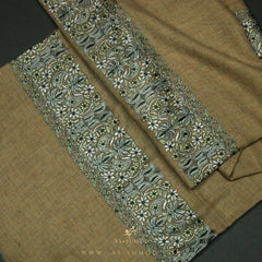 PREMIUM BROWN AUTHENTIC OMANI MASSAR SCARF OM3