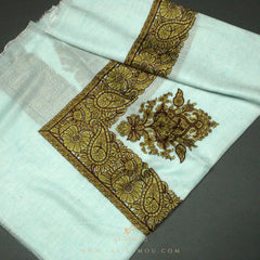 PREMIUM BLUE AUTHENTIC OMANI MASSAR SCARF OM18