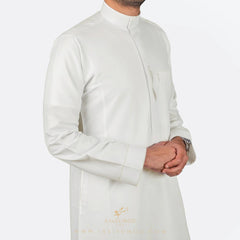 PREMIUM CREAM SAUDI EMBROIDERED THOBE TH3