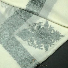 PREMIUM WHITE AUTHENTIC YEMENI SHEMAGH SCARF WH36