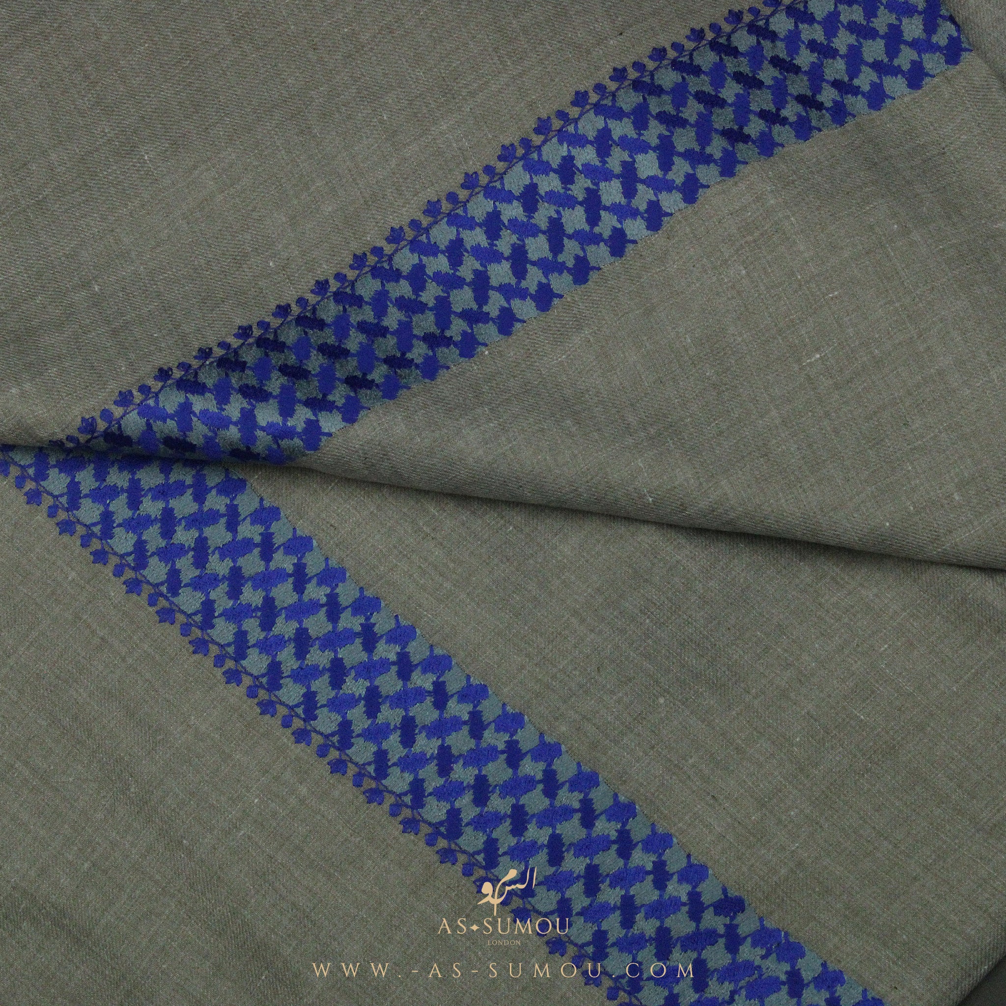 PREMIUM GREY KEFFIYEH INSPIRED SHEMAGH SCARF VW5