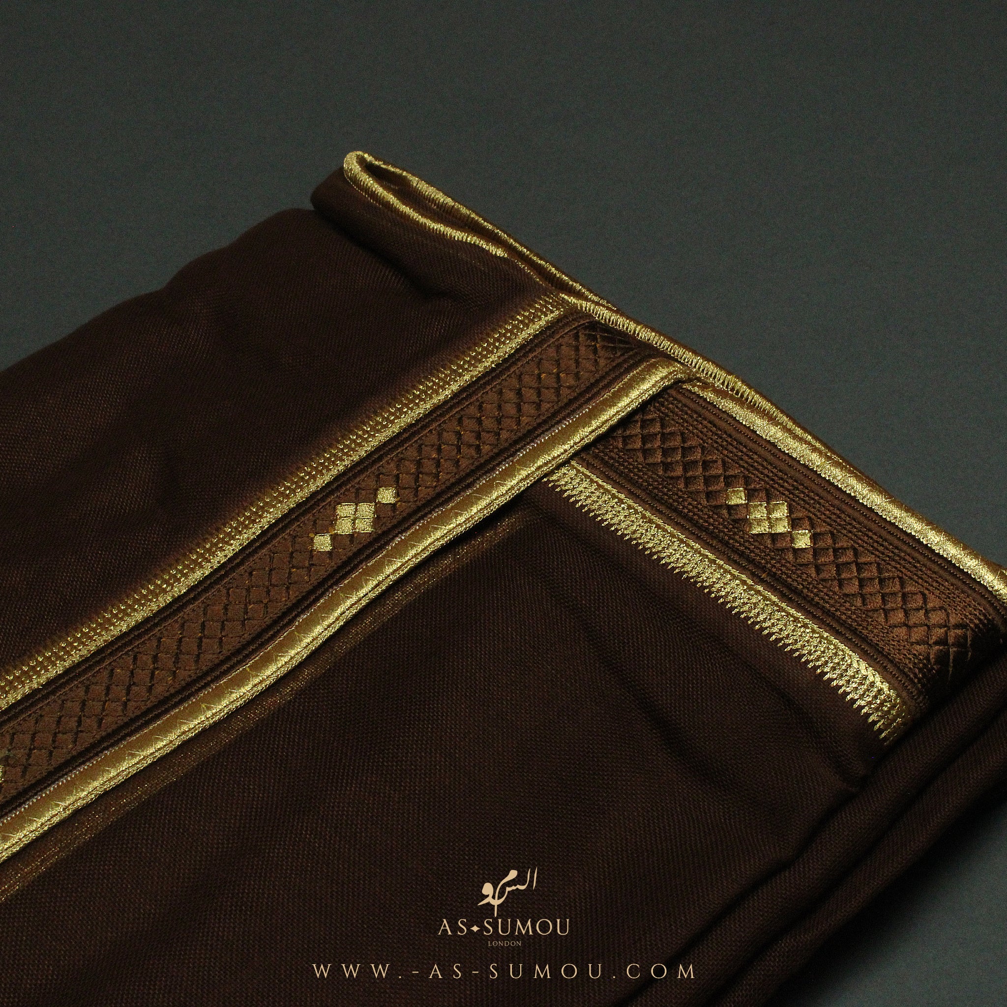 PREMIUM RARE BROWN UNIQUE KHALEEJI BISHT BS7