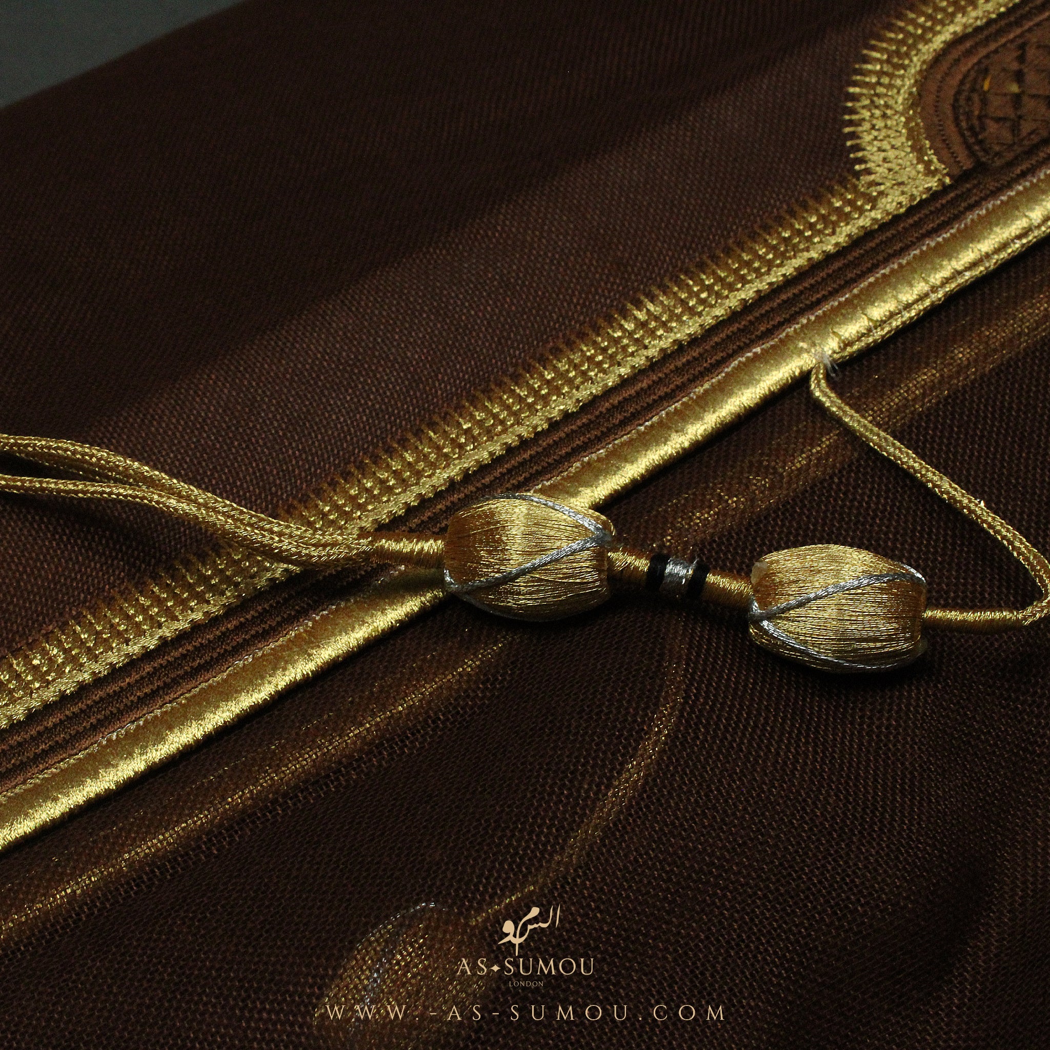 PREMIUM RARE BROWN UNIQUE KHALEEJI BISHT BS7