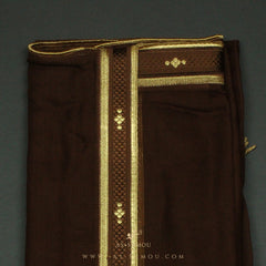 PREMIUM RARE BROWN UNIQUE KHALEEJI BISHT BS7