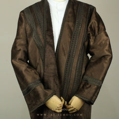 AUTHENTIC BROWN FARWA ARABIAN WINTER COAT FR7