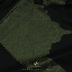 PREMIUM BLACK AUTHENTIC YEMENI SHEMAGH SCARF BL18