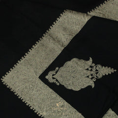 PREMIUM BLACK AUTHENTIC YEMENI SHEMAGH SCARF BL4