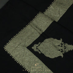 PREMIUM BLACK AUTHENTIC YEMENI SHEMAGH SCARF BL2