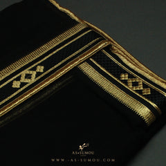 PREMIUM RARE BLACK UNIQUE KHALEEJI BISHT BS9